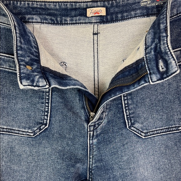 Faherty Blue Flare & Wide Leg Jeans - Picture 10 of 14